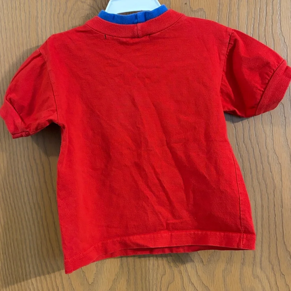 Oshkosh Vintage‎ Red Toddler Sports Buddies T Shirt 12M